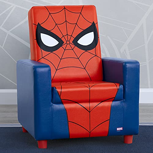 Delta Children High Back Upholstered Chair,Wood Spider-Man #TOP1