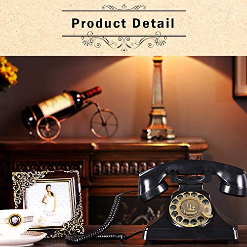 EC-VISION-Rotary-Phones-for-Landline-Retro-Landline-Telephone-Old-Fashion-Home-Phones-with-Mechanical-Ringer-and-Speaker-FunctionBlack
