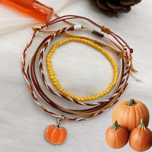 Image of Beach Summer Ankle Bracelet for Women Handmade Braided Adjustable String Anklets Waterproof Surfer Bracelet