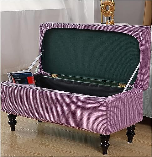 Funda para banco elástica y rectangular para proteger el puff 2