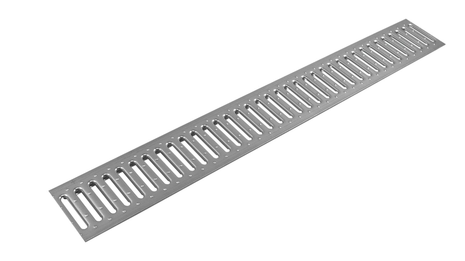 ACO Grille métallique 1 m en acier galvanisé Grille de rechange Caniveau de drainage