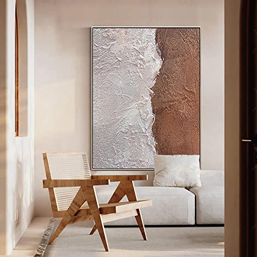 Art mural abstrait grand format pour la décoration moderne du salon