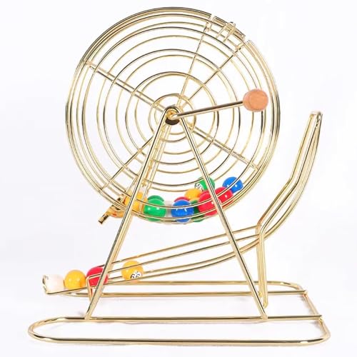 Cage de bingo à manivelle idéale pour animer les fêtes d'anniversaire