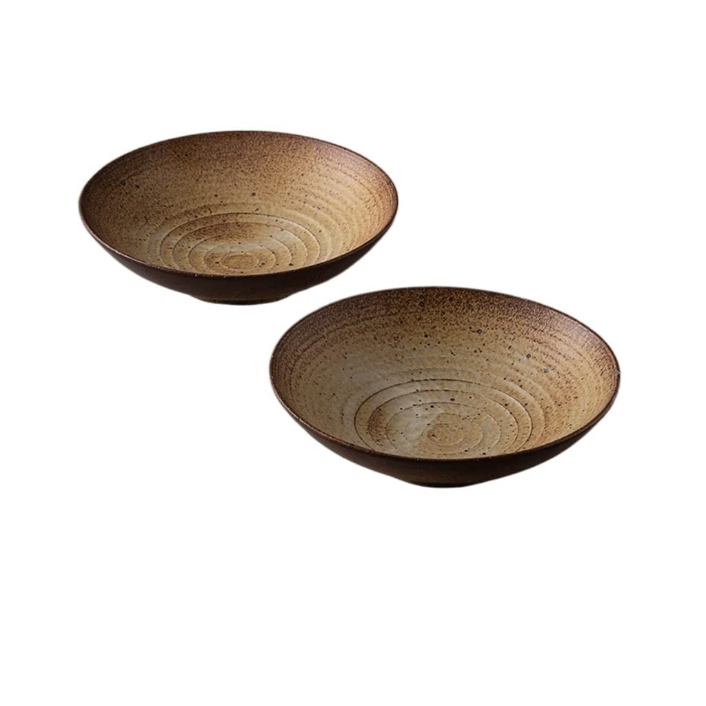 XYIANG Salad Bowl Ceramic Salad Bowl, Fruit Grain Bowl, Ramen Soup Bowl, Snack Bowl, Microwave and Dishwasher Applicable Dessert Snack Serving Bowls (B)
