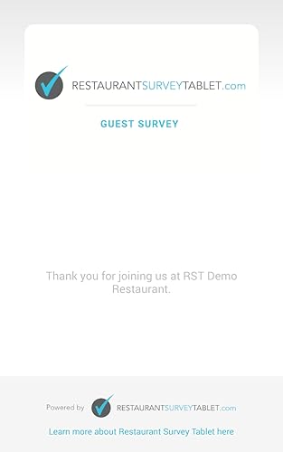 Restaurant Survey Tablet