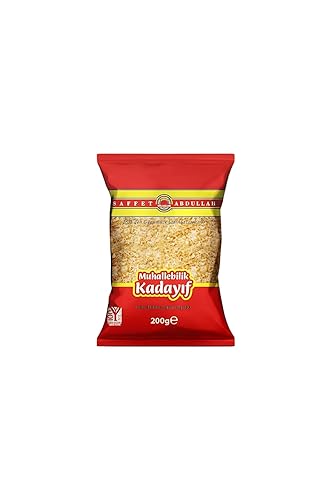 Kataifi Knafeh - Masa de fillo rallada – Hojas secas de masa de pistacho y pistacho Phyllo – Barra de chocolate Kunafa Pastelería Phyllo Masa