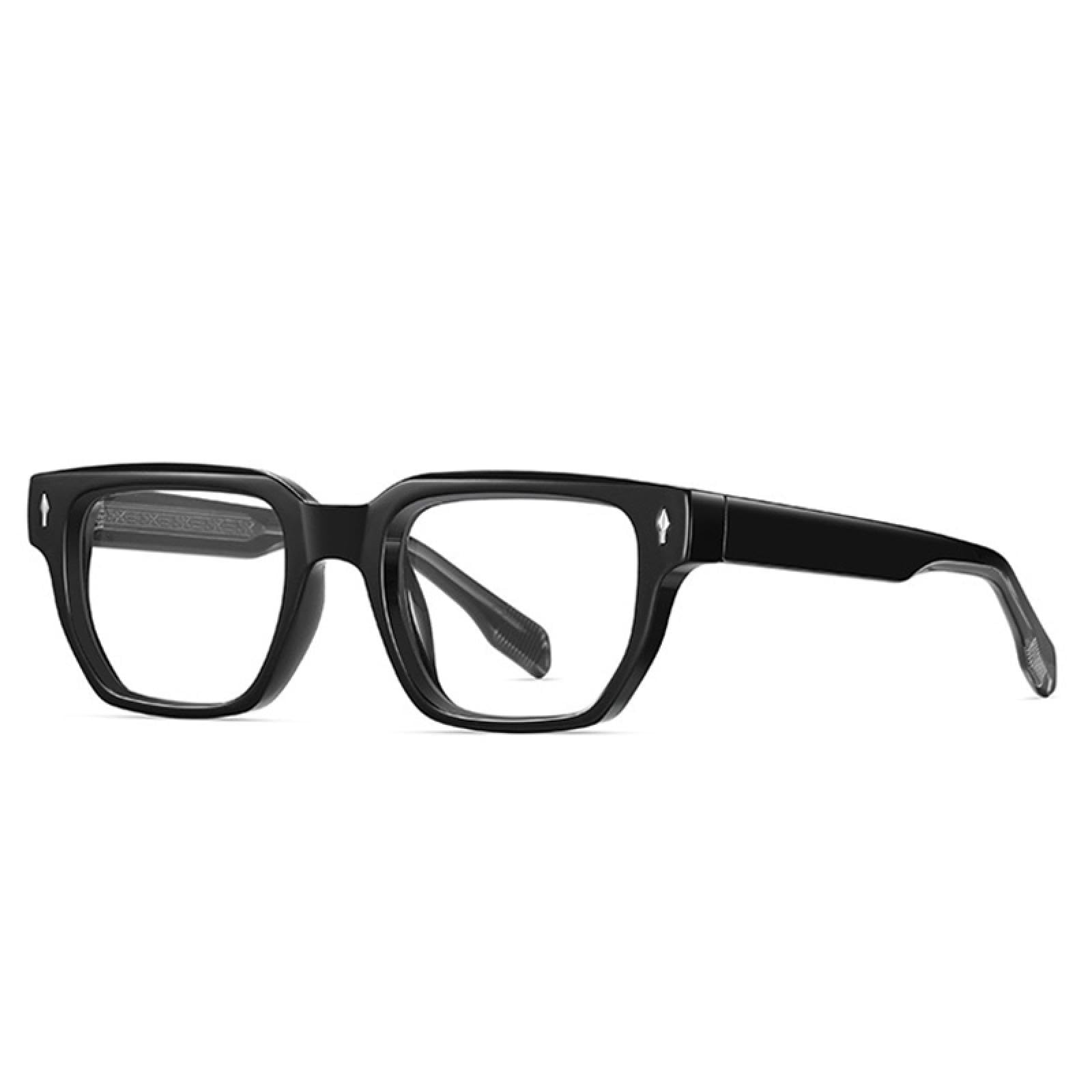 Occhiali da vista ovali retrò da donna anti luce blu, montatura alla moda da uomo