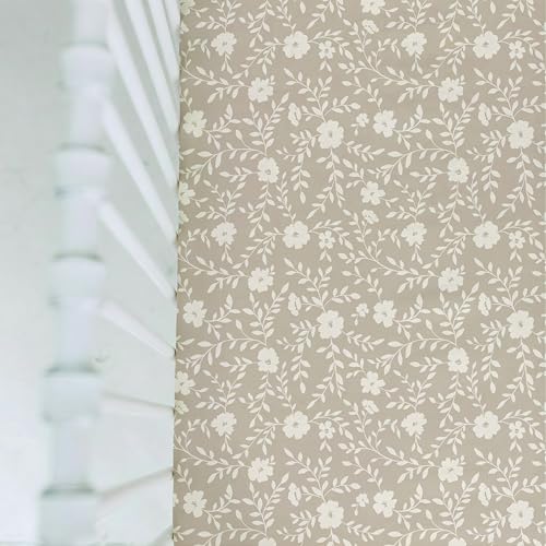 Image of Crib Sheets for Boys & Girls - 2 Pack Fitted Baby Crib Sheets Neutral for Standard & Toddler Bed Mattress - Buttery Soft Organic Cotton Blend (Pearl Rose Grey)