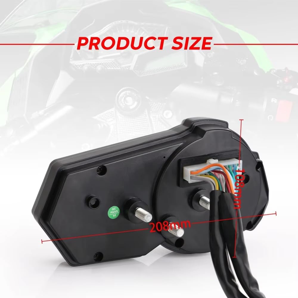 Contachilometri Contachilometri Digitale Universale Per Motociclette UTV Da 1200 Giri/min Per 2,4 Cilindri N1-6