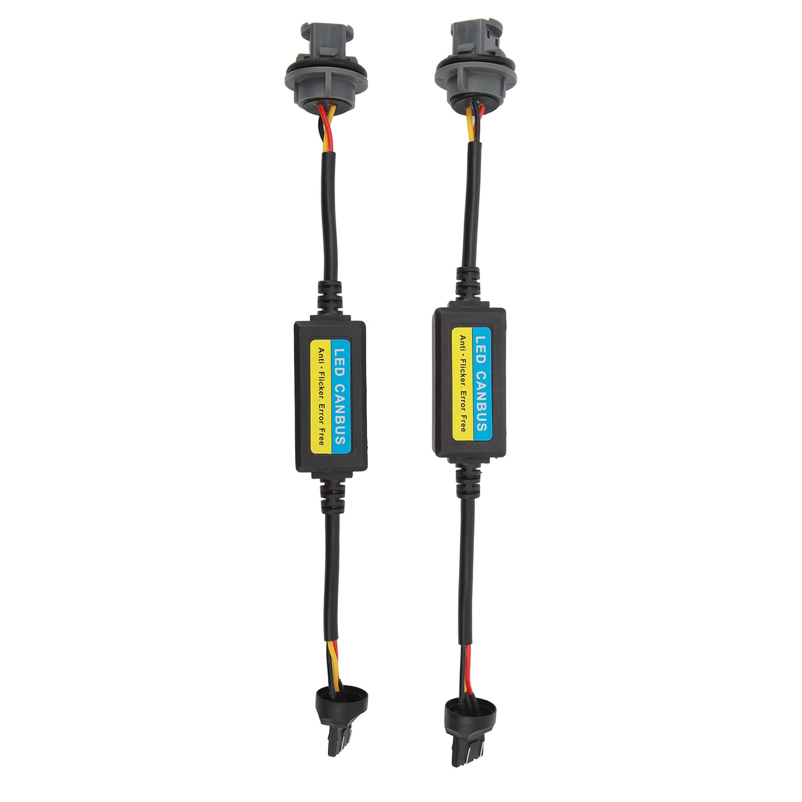 Decodificatore Luce Anti-sfarfallio, Durevole 12V Bassa Resistenza Induttiva Decodificatore Luce Freno Ad Alta Precisione per Luce Spina 7443 T20