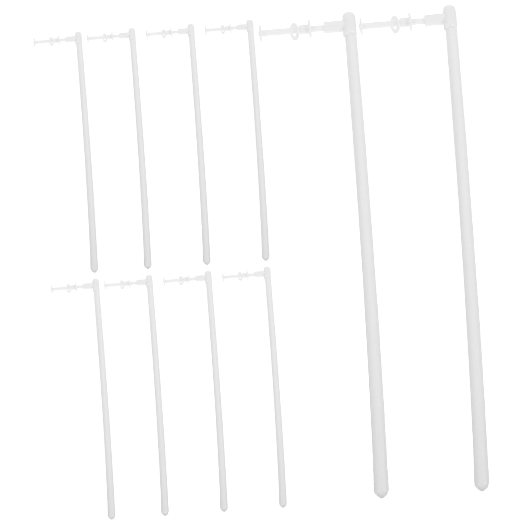 MERRYHAPY 10Pcs Windmill Making Rods Replacement for Garden Pinwheels Durable Windmill Poles and Sticks for DIY Windmills and Outdoor Decoration