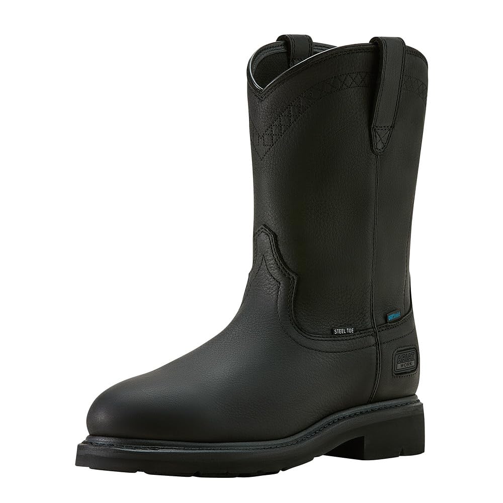 ARIAT Men's Sierra Waterproof Roper Toe Steel Toe Work Boot
