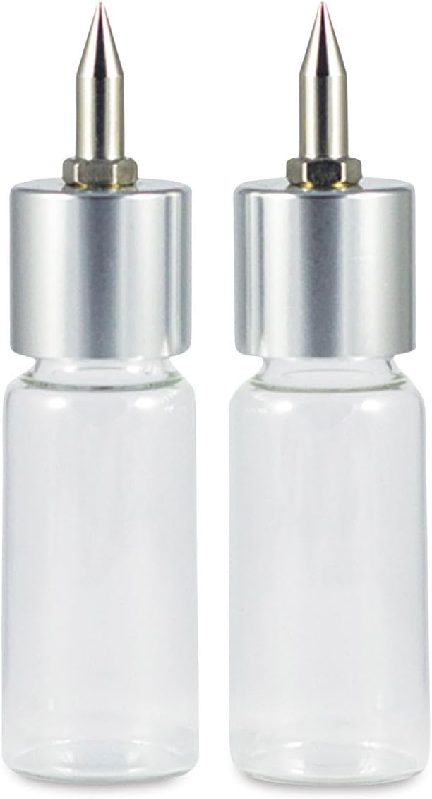 Flyer Airbrush Accessories - Airbrush Bottles, Glass, Set of 2