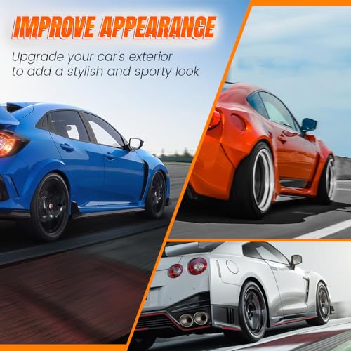 Side Skirts, Compatible with 2001-2005 Lexus IS300, PU Unpainted Black TRD Style Rocker Panel Side Splitter Bottom Line - Image 4