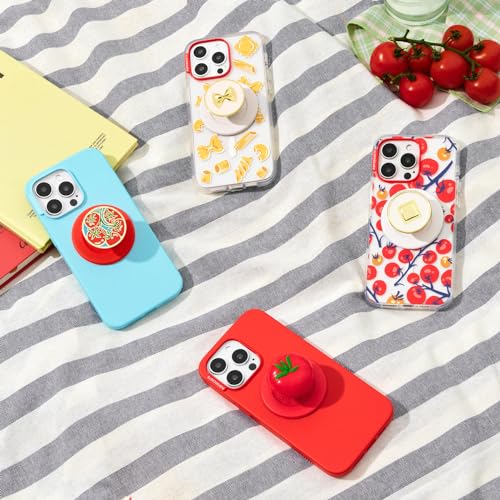 Image of POPSOCKETS iPhone 14 Pro Case Compatible with MagSafe, Phone Case for iPhone 14 Pro, Wireless Charging Compatible, Case Only - Rosso