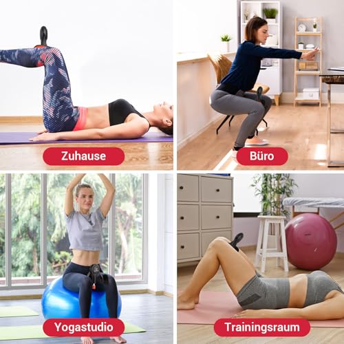 Oberschenkeltrainer, 15-70 lbs Beckenbodentrainer für Frau, Multifunktionaler Gesäßtrainer, Po Trainer mit Resistance Bands, Beinpresse für Zuhause, Beckenboden Trainingsgerät zum Formen, Yoga