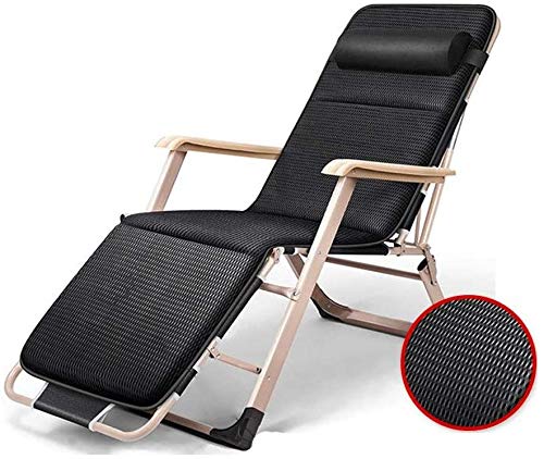 Chaise longue inclinable de chaise de p avec assise ergonomique XL