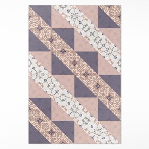 Tapis en vinyle PVC maison deco rectangle 80x120 cm pour sol intérieur - 2