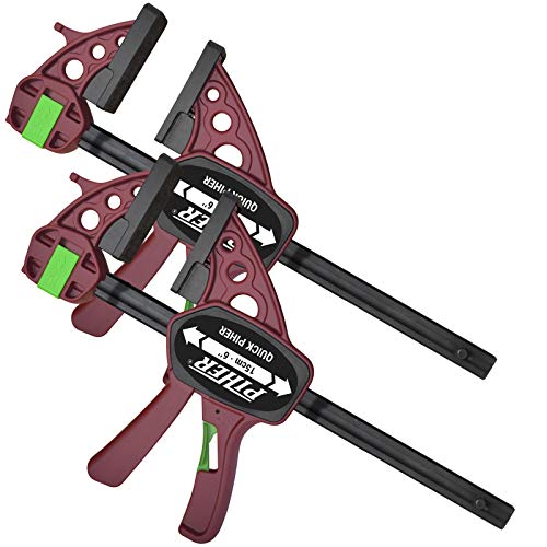 Piher Lot de 2 serre-joints à une main extra rapides 60 cm