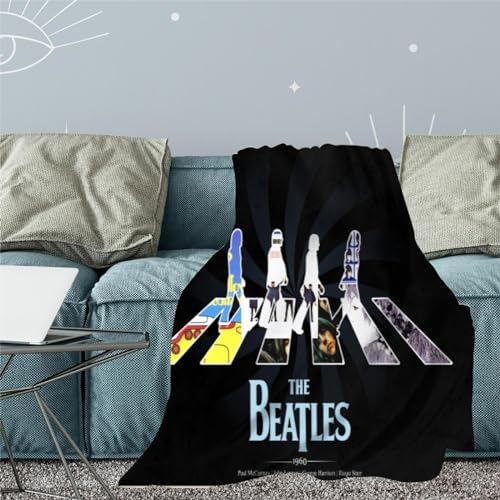 CHEWYZ Couverture en Flanelle 3D The Beatles – Couverture Polaire en Peluche pour Enfants,garçons et Filles – Couverture épaisse et pelucheuse pour canapé-lit,bébé (100x130cm) - Les Beatles, Paul McCartney, John Lennon, RIngo Starr, George Harrison CHEWYZ Couverture en Flanelle 3D The Beatles - Couverture Polaire en Peluche pour Enfants,garçons et Filles - Couverture épaisse et pelucheuse pour canapé-lit,bébé (100x130cm) – Image 7