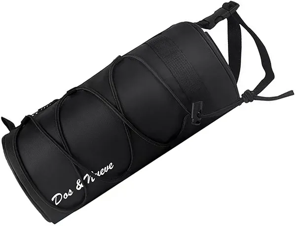 Dos & Nueve, Bike Bag, Bicycle Handlebar Bag, Bike Frame Bag, Satchel Bags Men, Handheld Bag Men, Cycling Accessories, Multi-Purpose Cycling Storage Satchel with Bottle Holder, Waterproof, Black