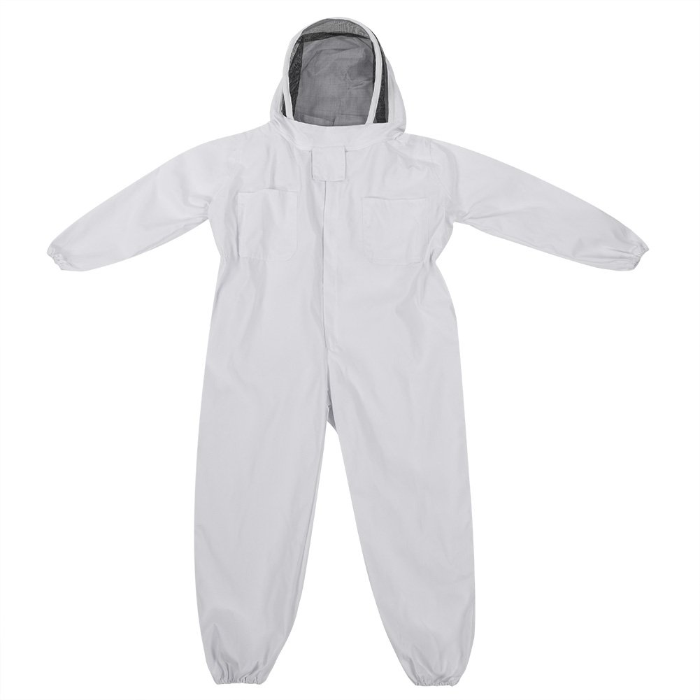 Traje de Protección de Apicultura Profesional Guantes Apicultor Equipo de Protección Mono (L)
