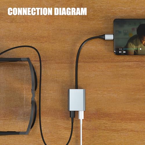Concentrateur de lunettes de réalité virtuelle double type C charge fiable sans latence