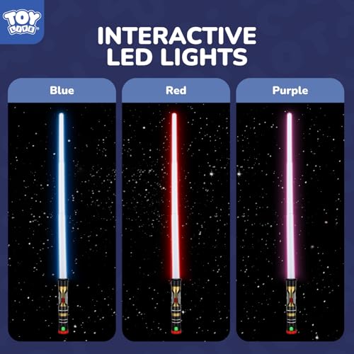 toy life 2 pack dark saber light a saber for kids light up sword led lightsavers inquisitor light up swords for kids sable de luz sound retractable attachable