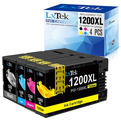 LxTek Compatible Ink Cartridge Replacement for Canon 1200XL PGI-1200 PGI1200XL to use