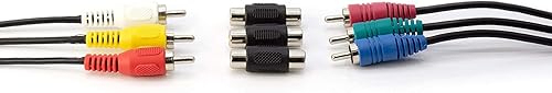 Miniatura 8 de THE CIMPLE CO Adaptador RCA, acoplador hembra a hembra, extensor, barril, conectores RCA de audio y video, para audio, video, SPDIF, subwoofer,