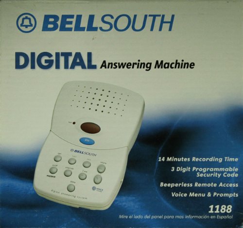 Bell South 1188 Digital Remote Access Answering Machine System