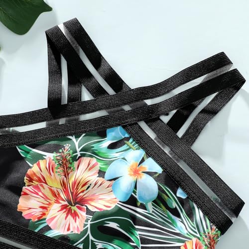 Family Matching Swimsuit Sets Tummy Control Bathing Suit Swimwear4