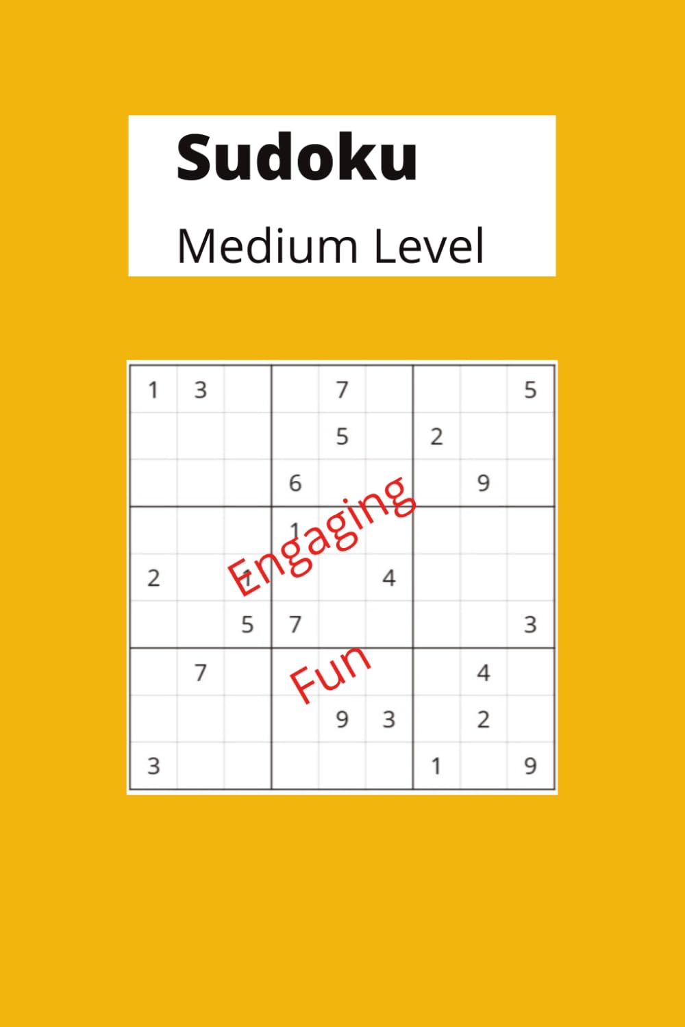 Sudoku Medium Level: Brain-Boosting Puzzles for Adults & Teens – Relaxing, Screen-Free Fun for Focus, Logic & Stress Relief