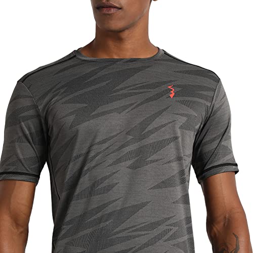 Image of Campus Sutra Men Polyester Regular Fit T-Shirt