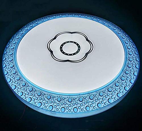 Lámpara de Sala de Estar Minimalista Moderna, Lámpara de Dormitorio, Lámpara de Comedor, Lámpara Fija de Ambiente Hogareño, 24 W Blanco Ht, JTD, 48w tricolor hts