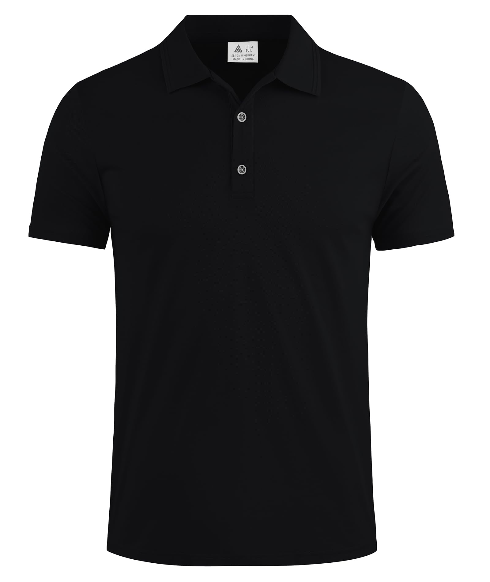 ZITY Lot de 3 Polos Homme Manches Courtes Respirant Coupe Régulière Golf Casual Sport avec Boutons Été Extérieur Loisir