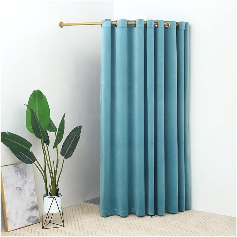 Cabine d'essayage murale en C avec rideau occultant pour boutique
