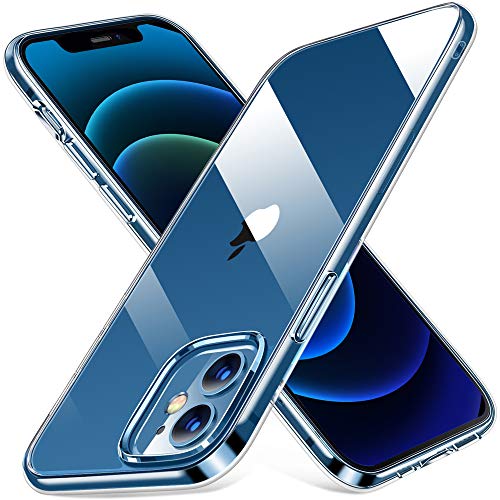 Vakoo Clear Serie Funda Compatible con iPhone 12 y Compatible con iPhone 12 Pro - Transparente