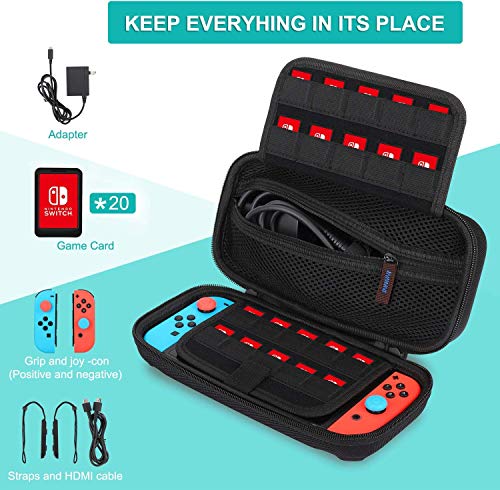image for Carrying Case for Nintendo Switch, SPERVS Portable Carry Cases & Stora