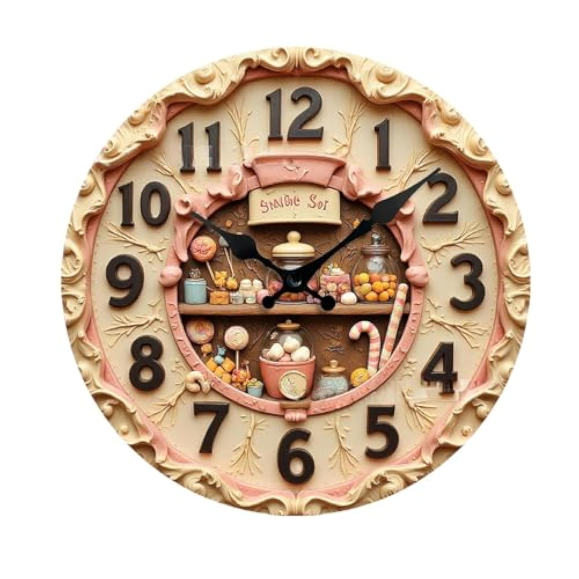 Contemporary Hanging Clock for Kitchen Bar Coffee Shop