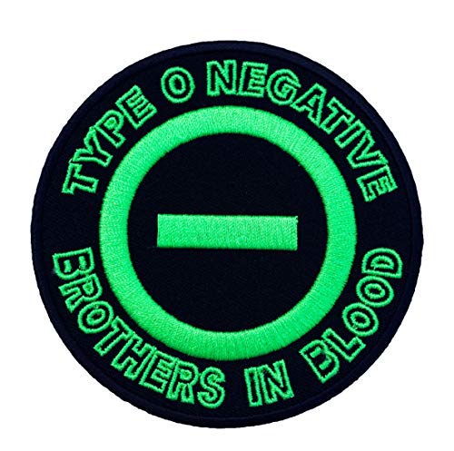 Type O Negative Band Music Rock Embroidered Iron/Sew-on Comics Cartoon Theme Logo Patch/Applique
