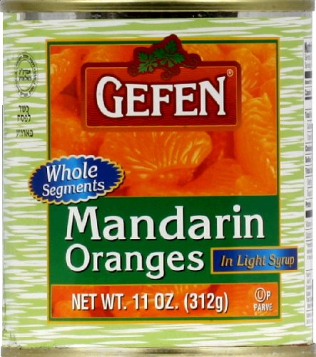 Gefen Fruit Mandarin Oranges Segments, 11-ounces (Pack of 24)