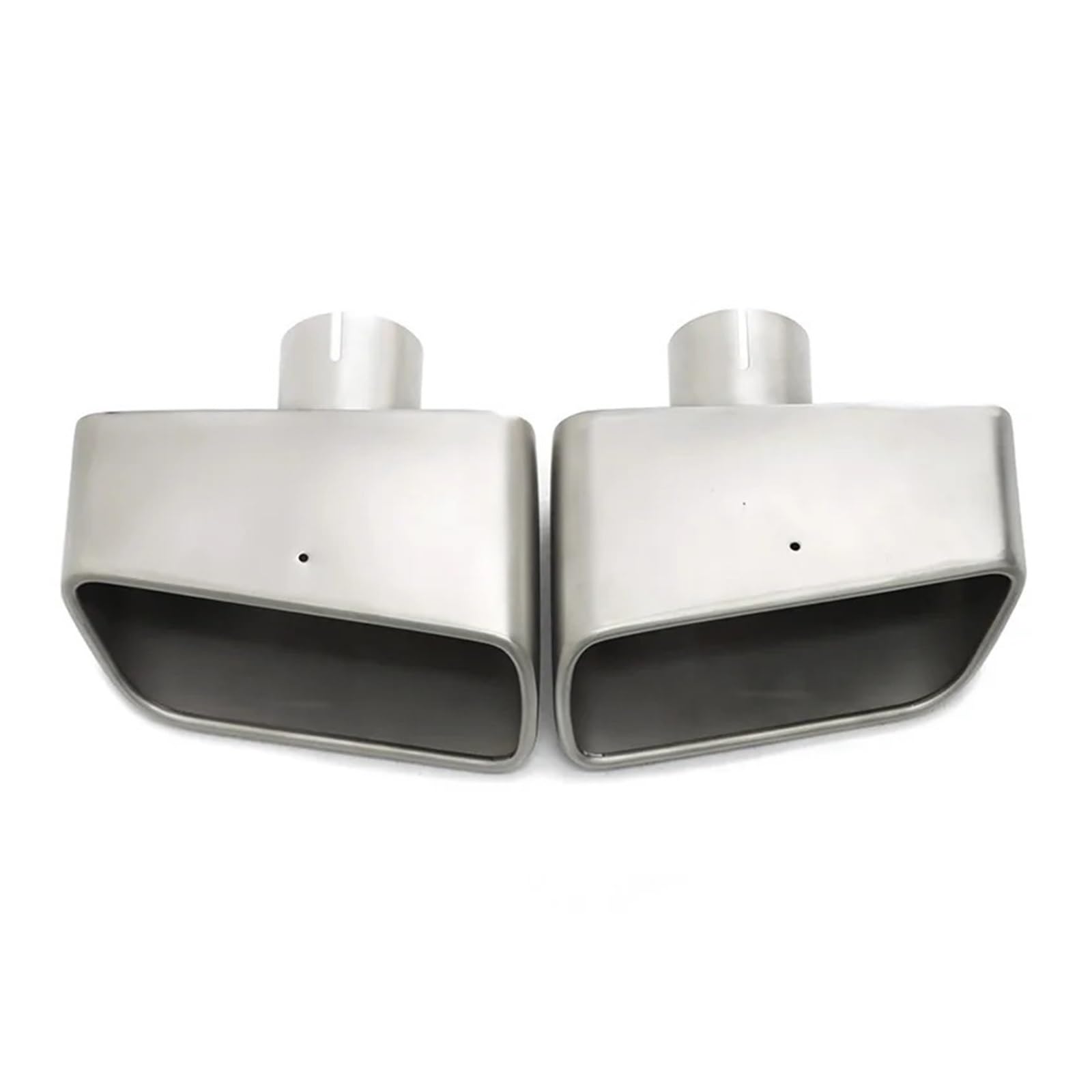 Tubo de escape de coche Punta del silenciador de para escape Cuadrado acero inoxidable para tubo Tubo para coche para boquilla(Matte 210mm)