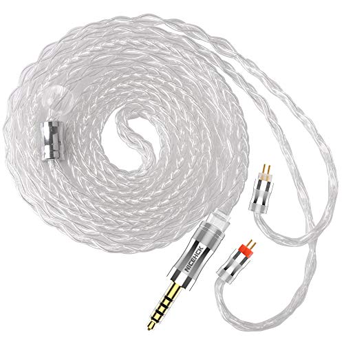 Amazon | NICEHCK LitzPS Pro イヤホンケーブル 4N8芯純銀 99.99%純度