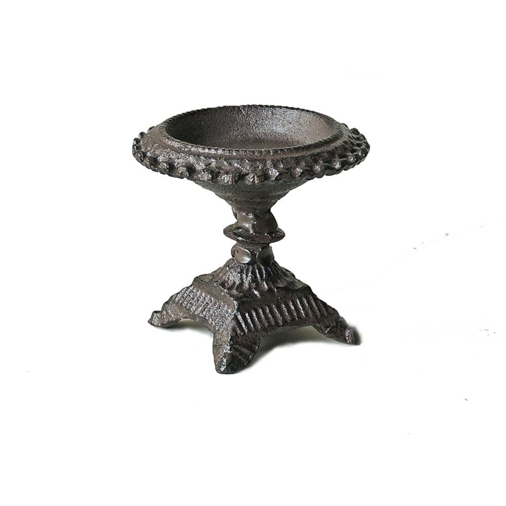 Candlestick Holder Cast iron candle holder stand dining table hotel decoration base(Small)