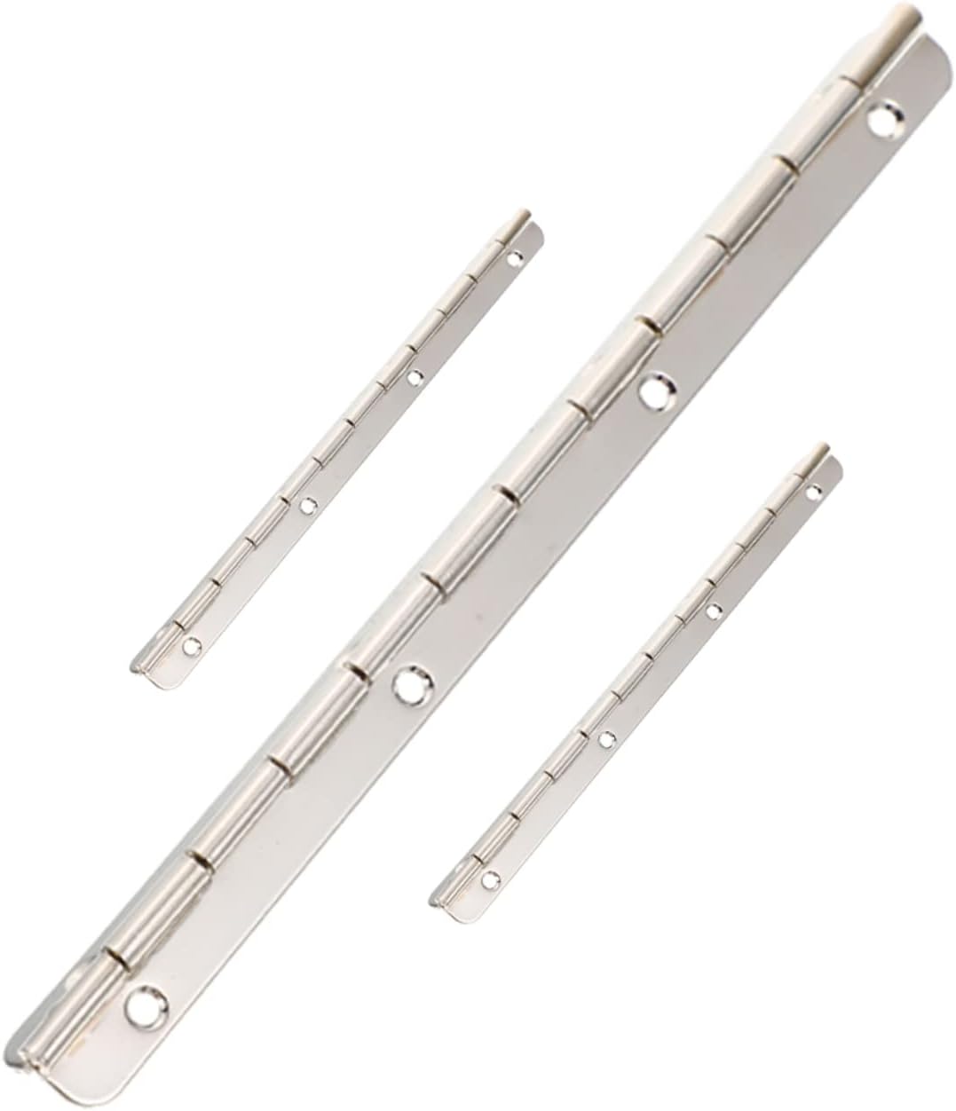 ULTECHNOVO 30pcs Heavy Duty Piano Hinges for Wooden Boxes Continuous Hinge Construction Silent for Projects and Jewelry Crafting