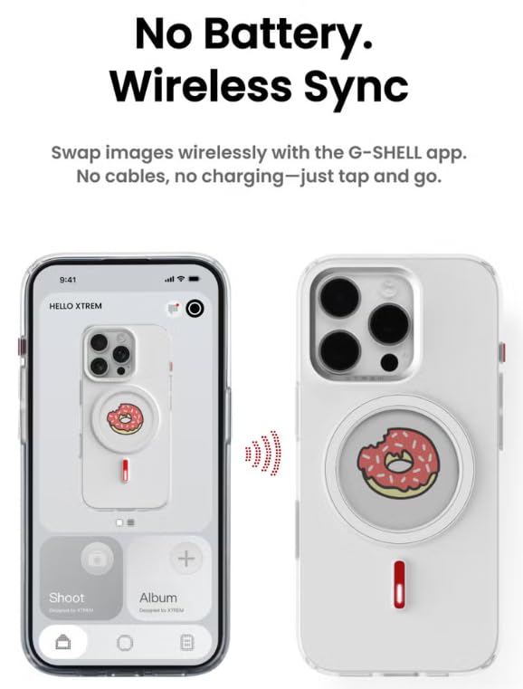 Amazon.com: Oeli XTREM for iPhone Case, Magnetic NFC E-Ink Screen