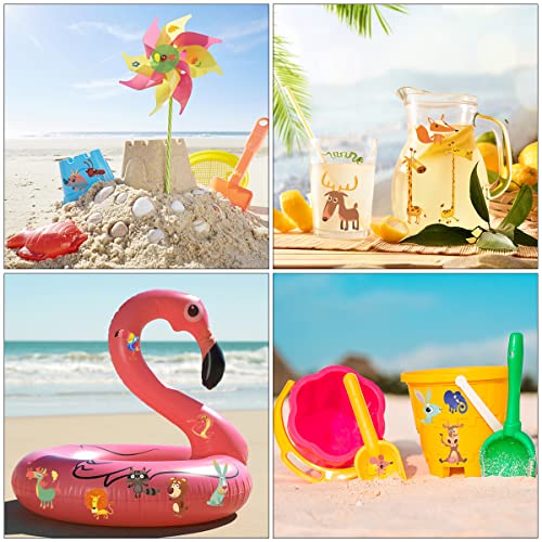 Tatoeage voor kinderen, 20 vellen dieren-tattoos, dieren-tattoos, tijdelijke tatoeages, zelfklevende tatoeages, kindertattoos, stickers voor safarifeestjes, kinderverjaardag, jongens en meisjes - Image 7