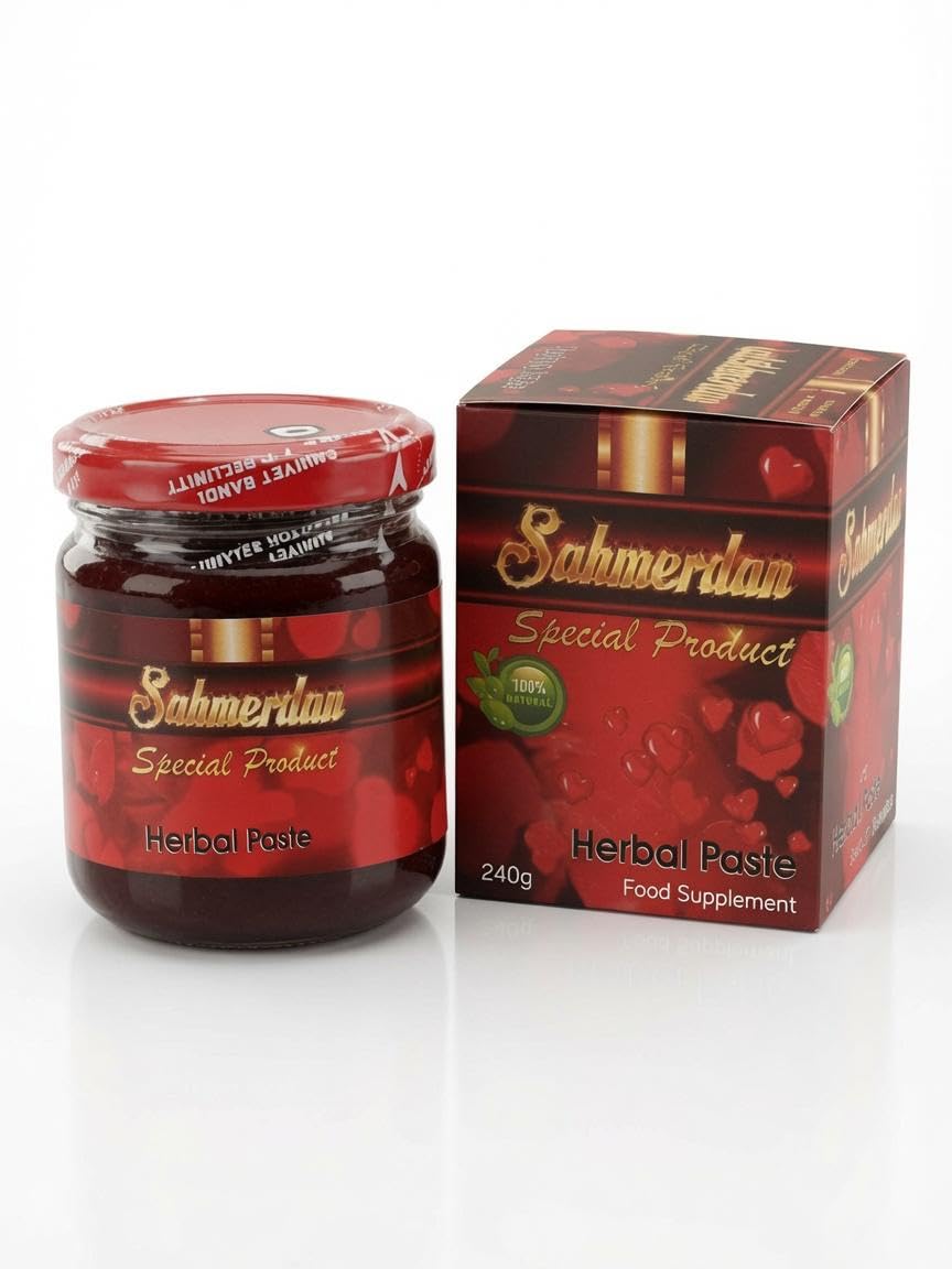 Sahmerdan 240 g Red Edition SAHMERDAN Pâte aphrodisiaque à base d'herbes (Noir-Rouge)