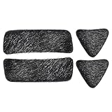 Bxian 2 Pairs Longbow Arrow Holder Fur Cushion Functional Backspin Accessories Outdoor Hunting Shooting Practice